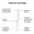Satisfyer Wand-er Woman - wasserdichter Massagevibrator (weiß)