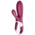 Satisfyer Hot Bunny - intelligenter Wärmer-Vibrator mit Klitorisarm (rot)