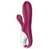 Satisfyer Hot Bunny - intelligenter Wärmer-Vibrator mit Klitorisarm (rot)
