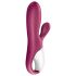 Satisfyer Hot Bunny - intelligenter Wärmer-Vibrator mit Klitorisarm (rot)