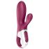 Satisfyer Hot Bunny - intelligenter Wärmer-Vibrator mit Klitorisarm (rot)