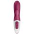 Satisfyer Hot Bunny - intelligenter Wärmer-Vibrator mit Klitorisarm (rot)