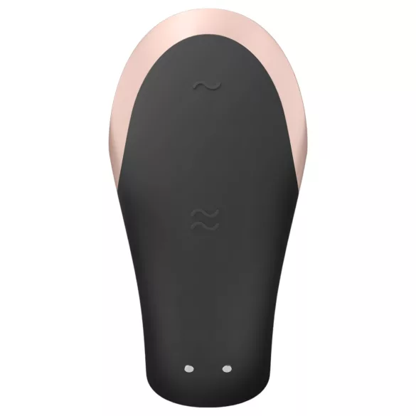 Satisfyer Double Love - Paarvibrator mit App- und Fernbedienung (schwarz)