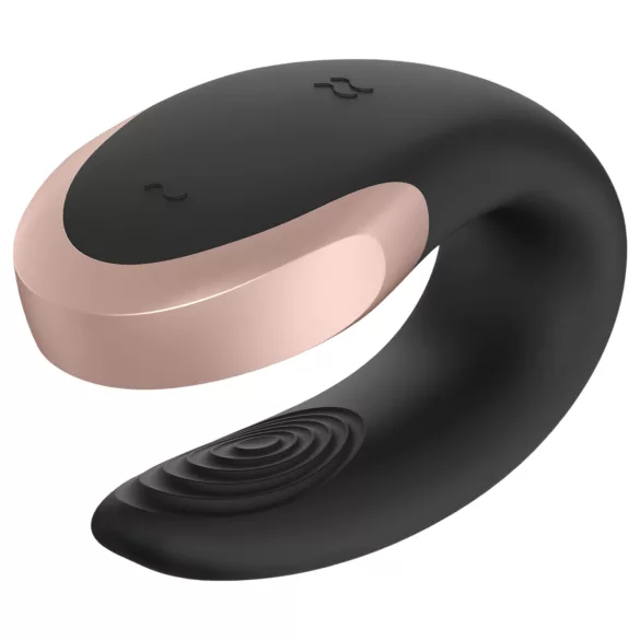Satisfyer Double Love - Paarvibrator mit App- und Fernbedienung (schwarz)