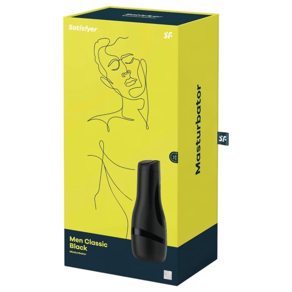 Satisfyer Men Classic - manueller Masturbator mit Saugfunktion (schwarz)