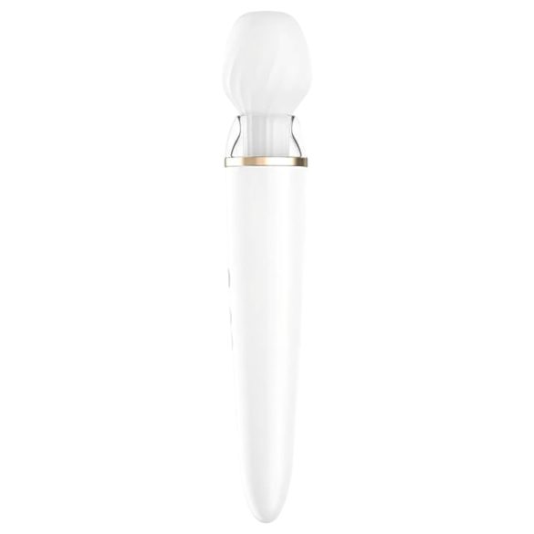 Satisfyer Double Wand-er - Intelligenter Massage-Vibrator (Weiß)