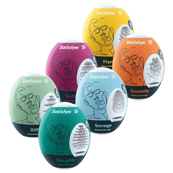 Satisfyer Egg Set - Eier Masturbator Set (6 Stück)