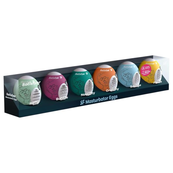 Satisfyer Egg Set - Eier Masturbator Set (6 Stück)