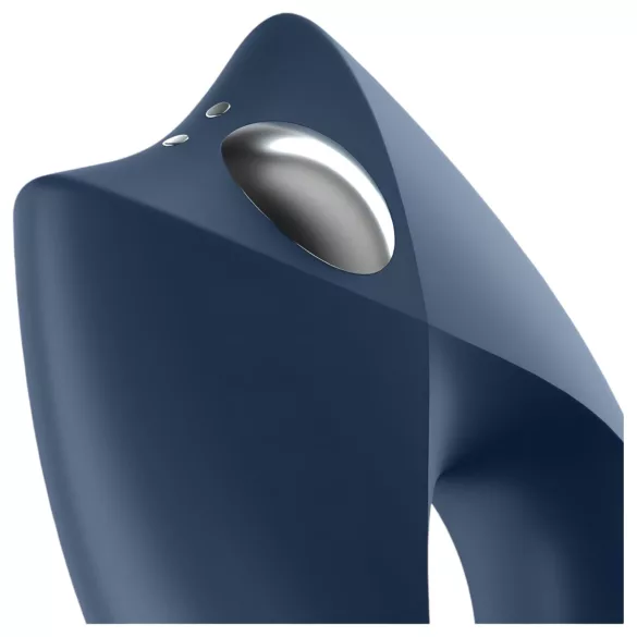 Satisfyer Royal One - App-gesteuerter Vibrationspenisring für Männer (blau)