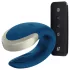 Satisfyer Double Love - App-gesteuerter Paarvibrator (blau)