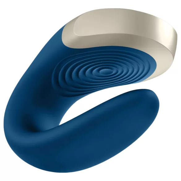 Satisfyer Double Love - App-gesteuerter Paarvibrator (blau)