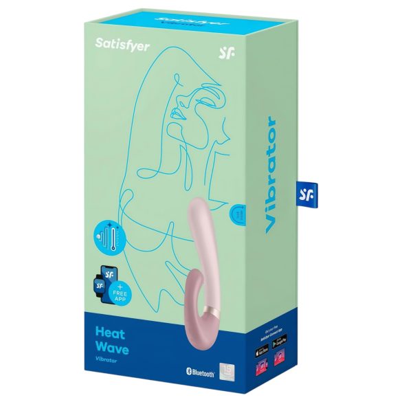 Satisfyer Heat Wave - intelligenter, wärmender Armvibrator (Beige)