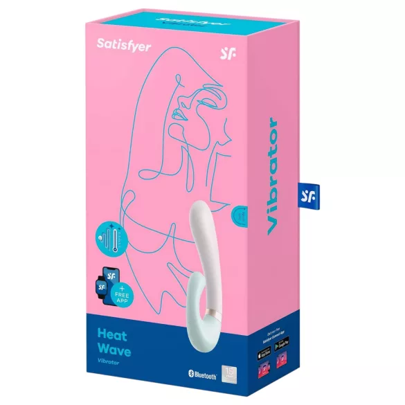 Satisfyer Heat Wave - App-gesteuerter wärmender Vibrator (Mint)