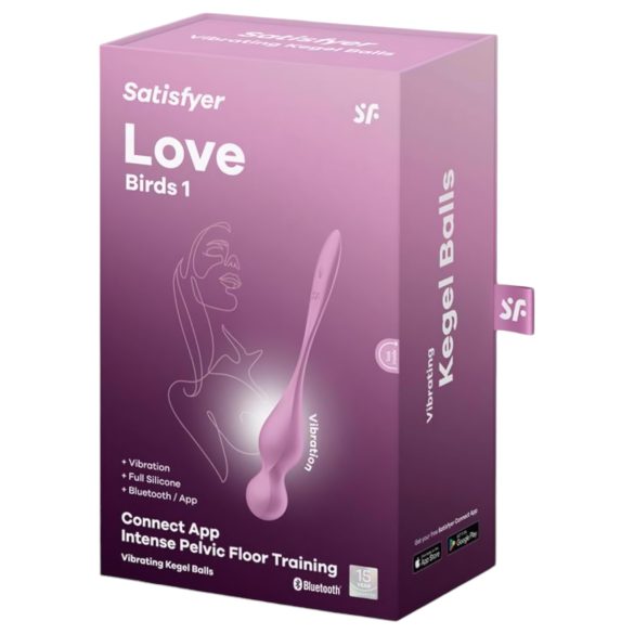Satisfyer Love Birds 1 - Intelligente vibrierende Liebeskugel (Rosa)