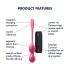 Satisfyer Love Birds 2 - App-gesteuerte vibrierende Liebeskugel (Pink)