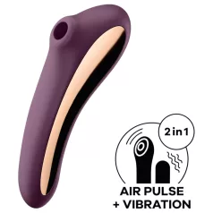   Satisfyer Dual Kiss - 2-in-1 Vaginal- und Klitorisstimulator (lila)