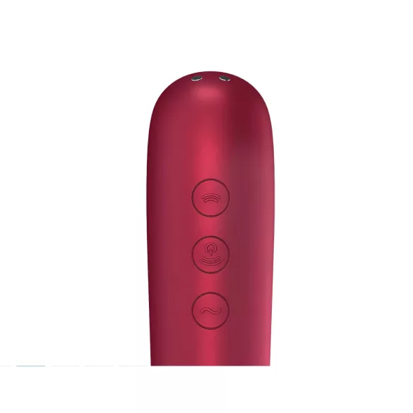 Satisfyer Dual Love - App-gesteuerter Klitorisvibrator (rot)