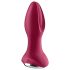 Satisfyer Rotator Plug 2 - Akku, perlenbesetzter Anal-Vibrator (rot)