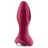 Satisfyer Rotator Plug 2 - Akku, perlenbesetzter Anal-Vibrator (rot)
