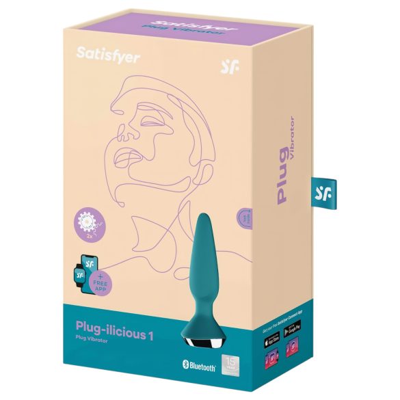 Satisfyer Plug-ilicious 1 - smarter Analvibrator (grün)