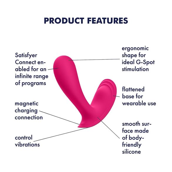Satisfyer Top Secret - smarter 2-Motor-Vibrator (pink)