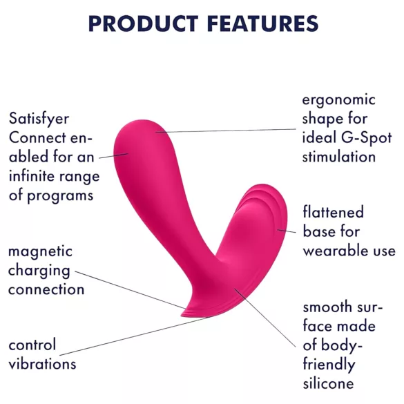 Satisfyer Top Secret - App-gesteuerter Vibrator (Pink)