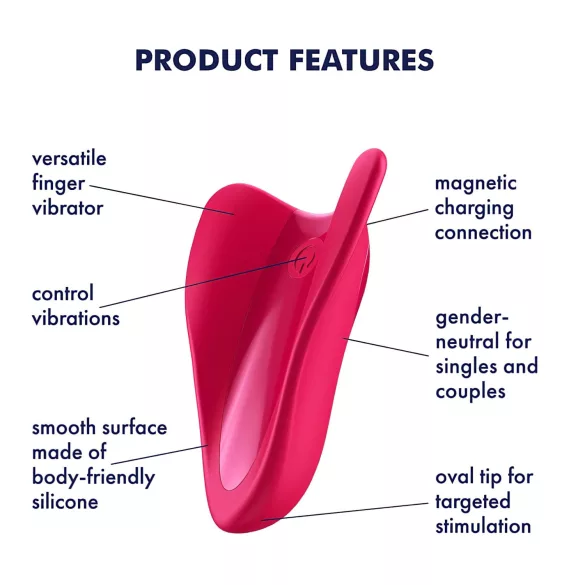 Satisfyer High Fly - wiederaufladbarer, wasserdichter Klitorisvibrator (pink)
