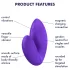 Satisfyer Love Riot - Wiederaufladbarer, wasserdichter Finger-Vibrator (lila)
