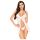 Penthouse After Sunset - Transparente Babydoll und String (Weiß) - L/XL