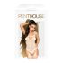 Penthouse Eye of the Storm - Florales Netz-Set (Weiß) - XL