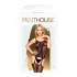Penthouse Miss Curvy - Spitzen-Netzset (schwarz) - XL
