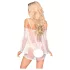 Penthouse Lip Smacker - Spitzen-Set mit schulterfreiem Design (Weiß) - L/XL