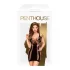 Penthouse Juicy Poison - Riemen-Minikleid (schwarz)