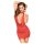 Penthouse Heart Rob - Neckholder-Kleid und String (rot)