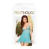Penthouse Bedtime Story - Nachthemd & String (türkis) - M/L