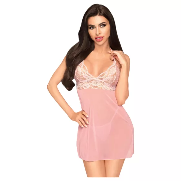 Penthouse Bedtime Story - Nachthemd & String (pink) - L/XL