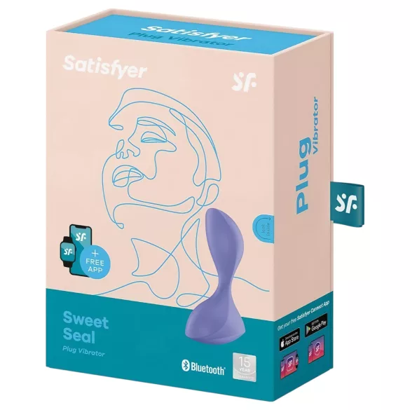 Satisfyer Sweet Seal - App-gesteuerter Analvibrator (lila)