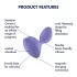 Satisfyer Sweet Seal - App-gesteuerter Analvibrator (lila)