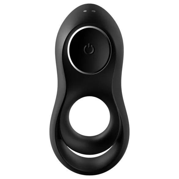 Satisfyer Legendary Duo - Wiederaufladbarer, vibrierender Penisring (schwarz)