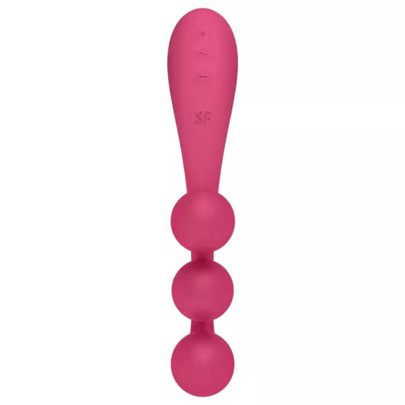 Satisfyer Tri Ball 1 - Akku, multifunktionaler Vibrator (rot)