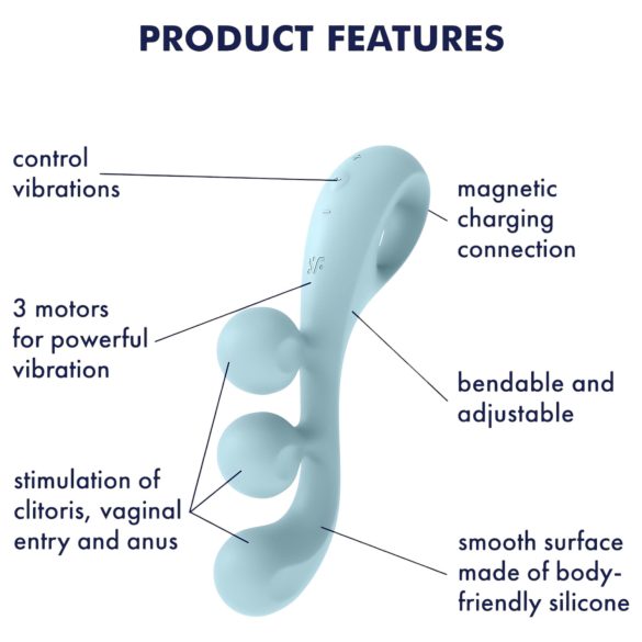 Satisfyer Tri Ball 2 - multifunktionaler Vibrator (Minze)