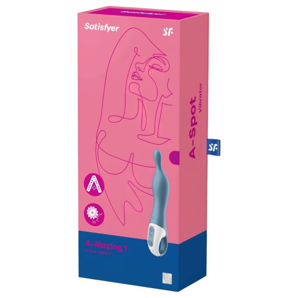 Satisfyer A-Mazing 1 - Akku A-Punkt Vibrator (Blau)