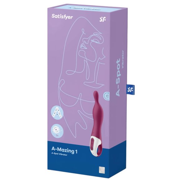 Satisfyer A-Mazing 1 - aufladbarer A-Punkt Vibrator (rot)