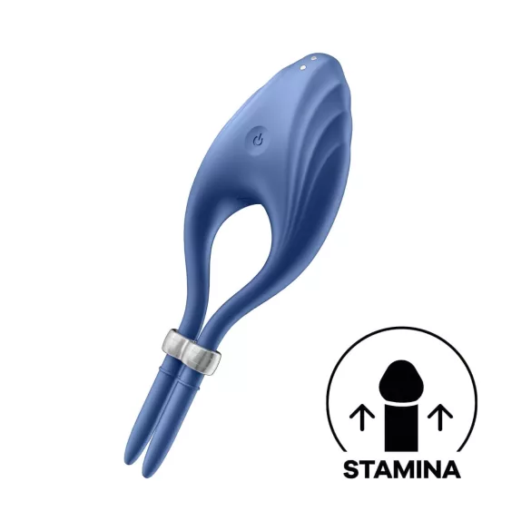 Satisfyer Duelist - Akku-Vibrationspenisring (blau)