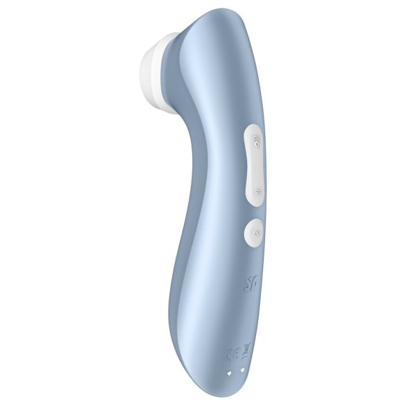 Satisfyer Pro 2+ Druckwellen-Klitorisstimulator (blau)