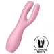 Satisfyer Threesome 3 - wiederaufladbarer Klitorisstimulator (pink)
