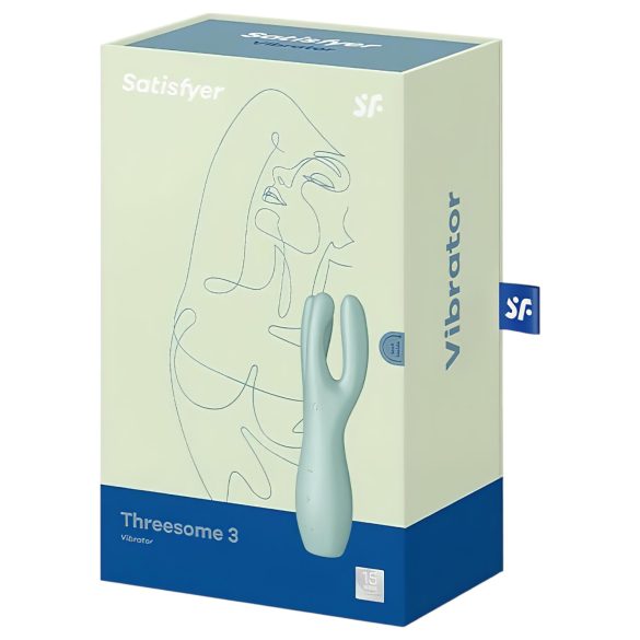 Satisfyer Threesome 3 - Wiederaufladbarer Klitoris-Vibrator (mint)