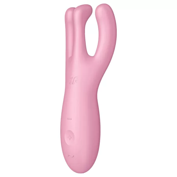 Satisfyer Threesome 4 - App-gesteuerter Klitorisstimulator (Pink)