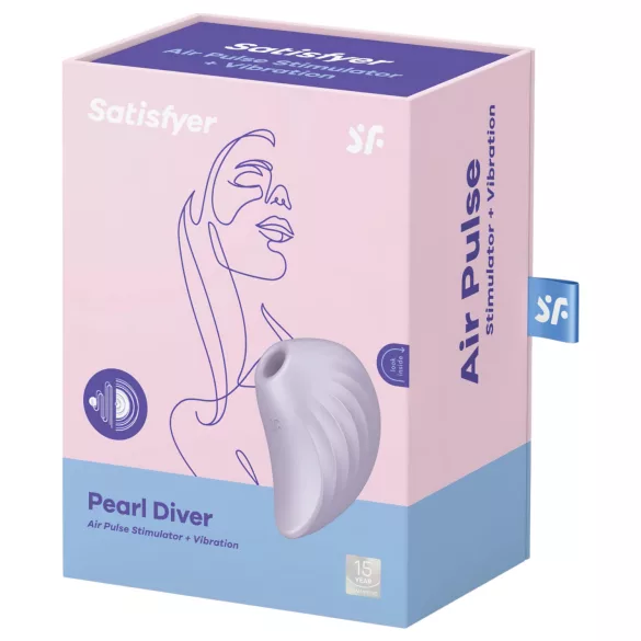 Satisfyer Pearl Diver - Luftwellen-Klitorisvibrator (violett)