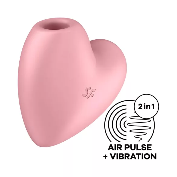 Satisfyer Cutie Heart - akkubetriebener Luftdruck-Klitorisstimulator (Pink)